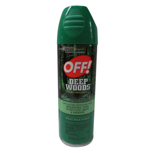 Off Deep Woods Insect Repellent Spray, Unscented, 23.8% Deet - 6 Oz