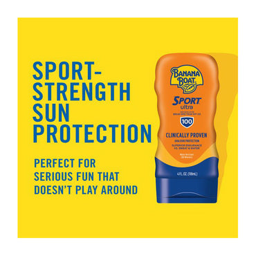 Banana Boat Sport Ultra Sunscreen Lotion 100 SPF, 4 Oz