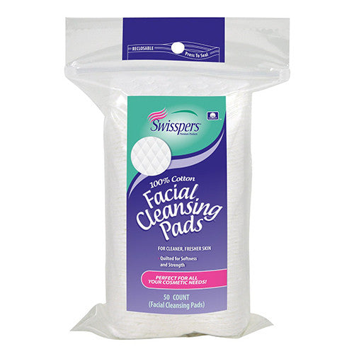Swisspers Multi Care Facial Cleansing Pads, 50 Ea
