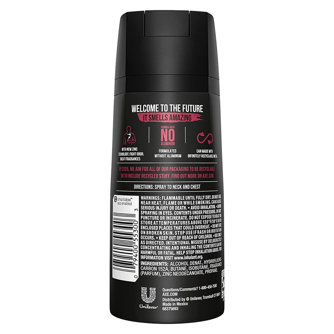 Axe Essence Deodorant Mens Body Spray 4 Oz, 2 Ea