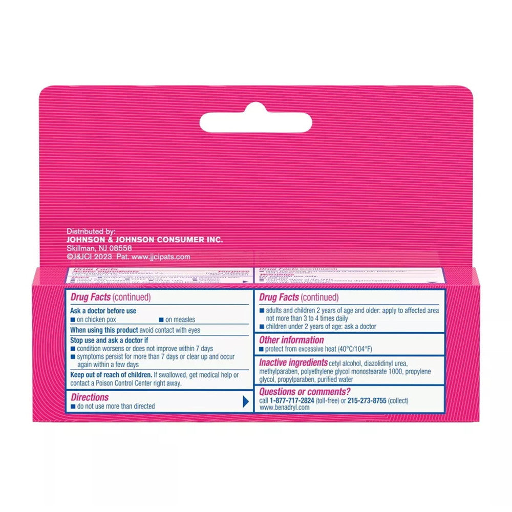 Benadryl Extra Strength Itch Stopping Cream, 1 Oz