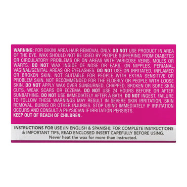 Nair Hair Remover Wax Bikini Pro Kit with Pro Sensitive Complex, 3.5 Oz