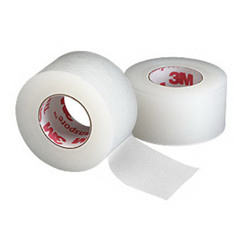 3M Nexcare Transpore Plastic Tape - 1 Inch, 12 Pieces