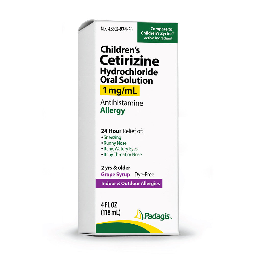 Childrens Cetirizine Hydrochloride Oral Solution 1 Mg, 4 Oz