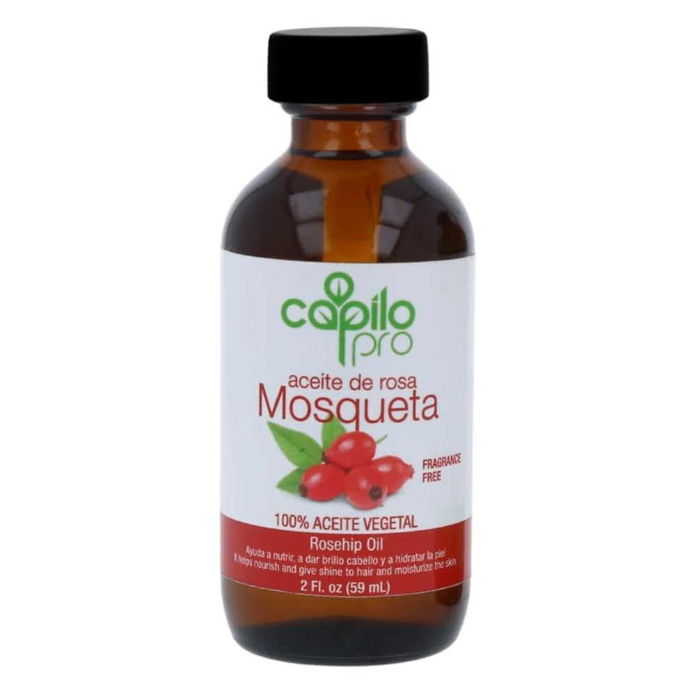 Capilo Pro Rosehip Oil for Hair and Skin Repair Deep Conditioning 2Oz (59ml)