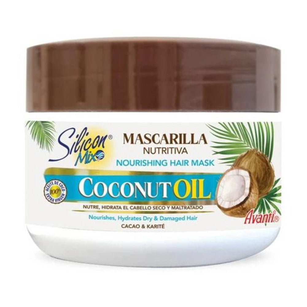 Silicon Mix Coconut Oil Mascarilla Nutritiva Nourishing Hair Mask 10.5Oz (297g)
