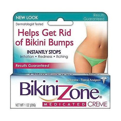 Bikini Zone Medicated Creme for Bikini Area, 1 Oz