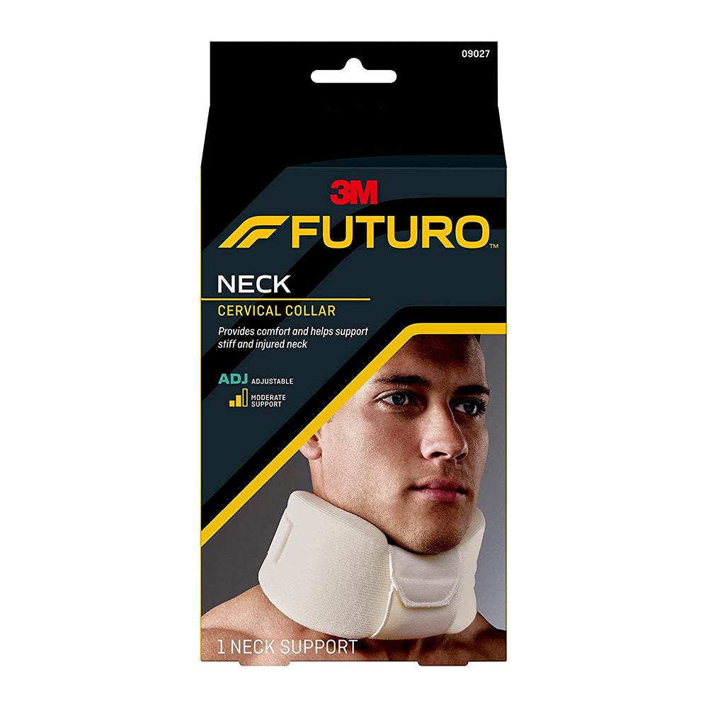 3M Futuro Soft Cervical Collar Neck Adjustable Moderate Support 1Ea