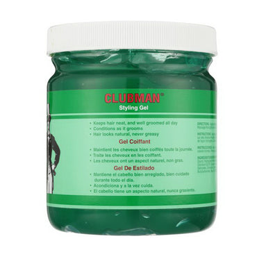 Pinaud Clubman Hair Styling Gel, Original - 16 Oz