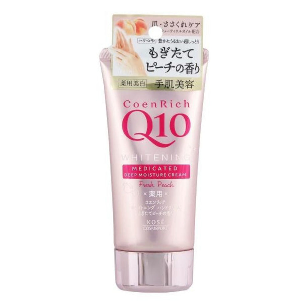Kose Coenrich Q10 Medicated Hand Cream Fresh Peach 80g
