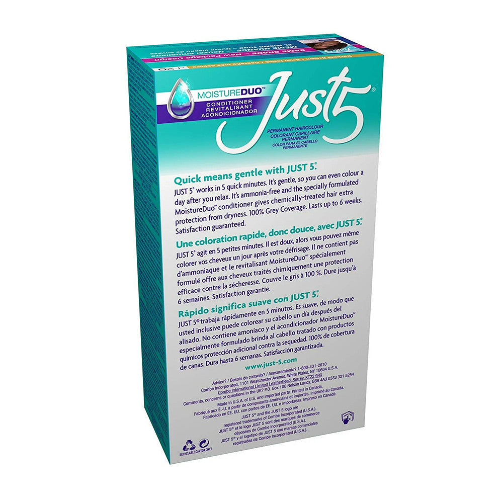 5 Minute Colorant By Just 5 Hair Color, Darkest Brown - 1 Ea
