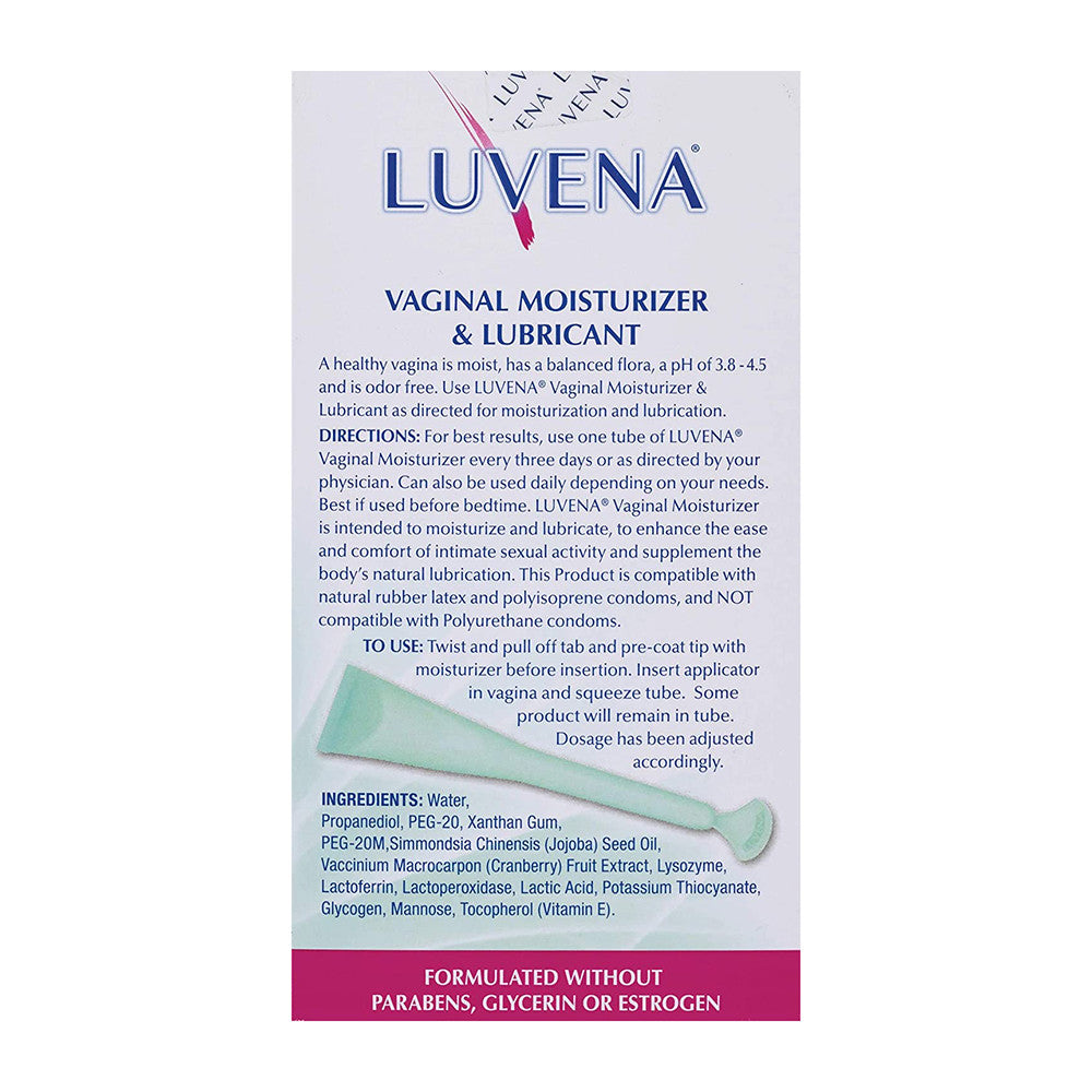 Luvena Restorative Vaginal Moisturizer and Odor Control, 5g Pre Filled Applicators - 6 ea
