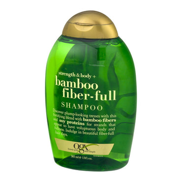 Ogx Strength and Body Bamboo Fiber-Full Hair Shampoo With Soy Proteins, 13 oz