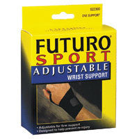 Futuro Wrist Support Neoprene Sport Adjustable, (Black-Fut 5223), 1 Ea