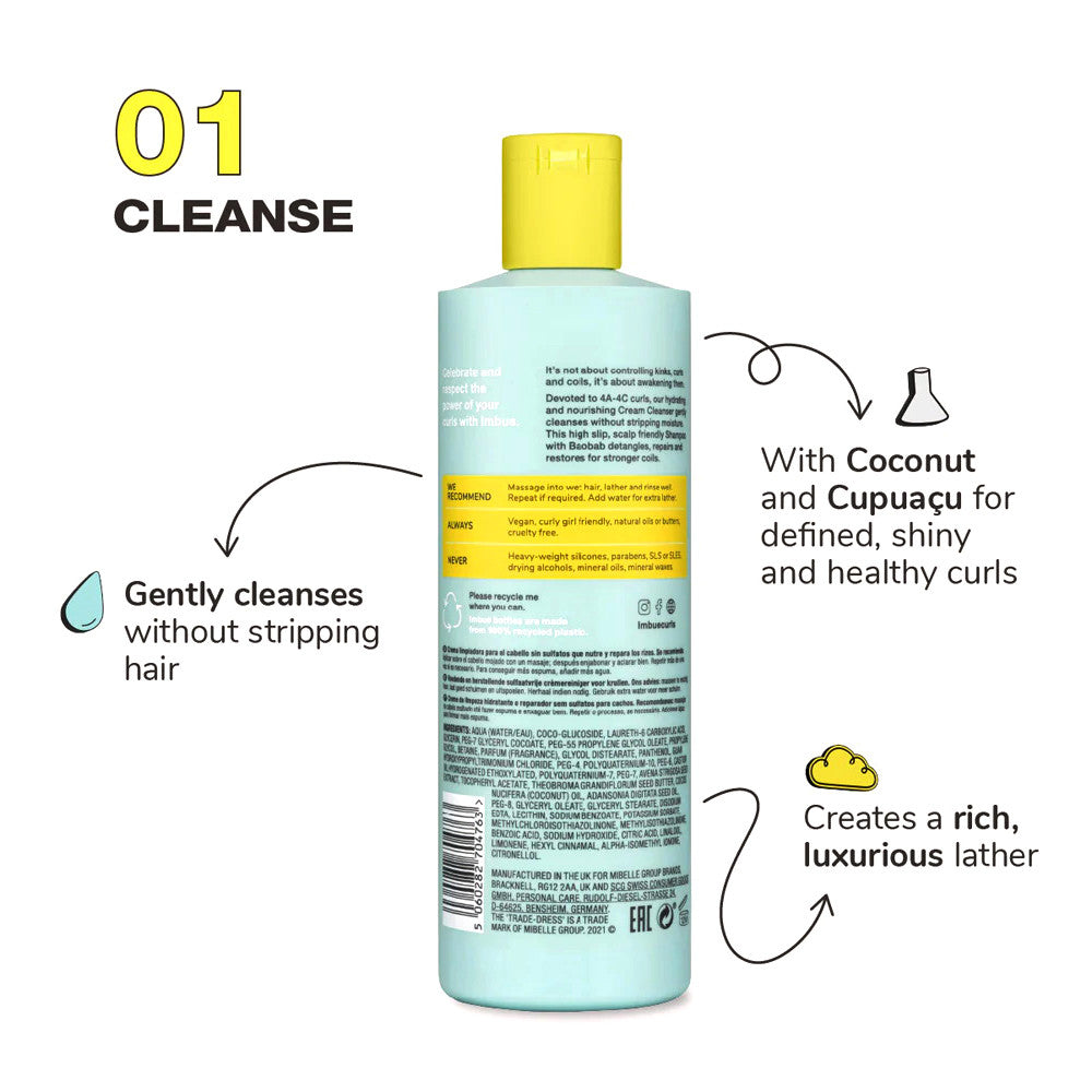 Imbue Curl Liberating Sulphate Free Shampoo, 13.5 Oz
