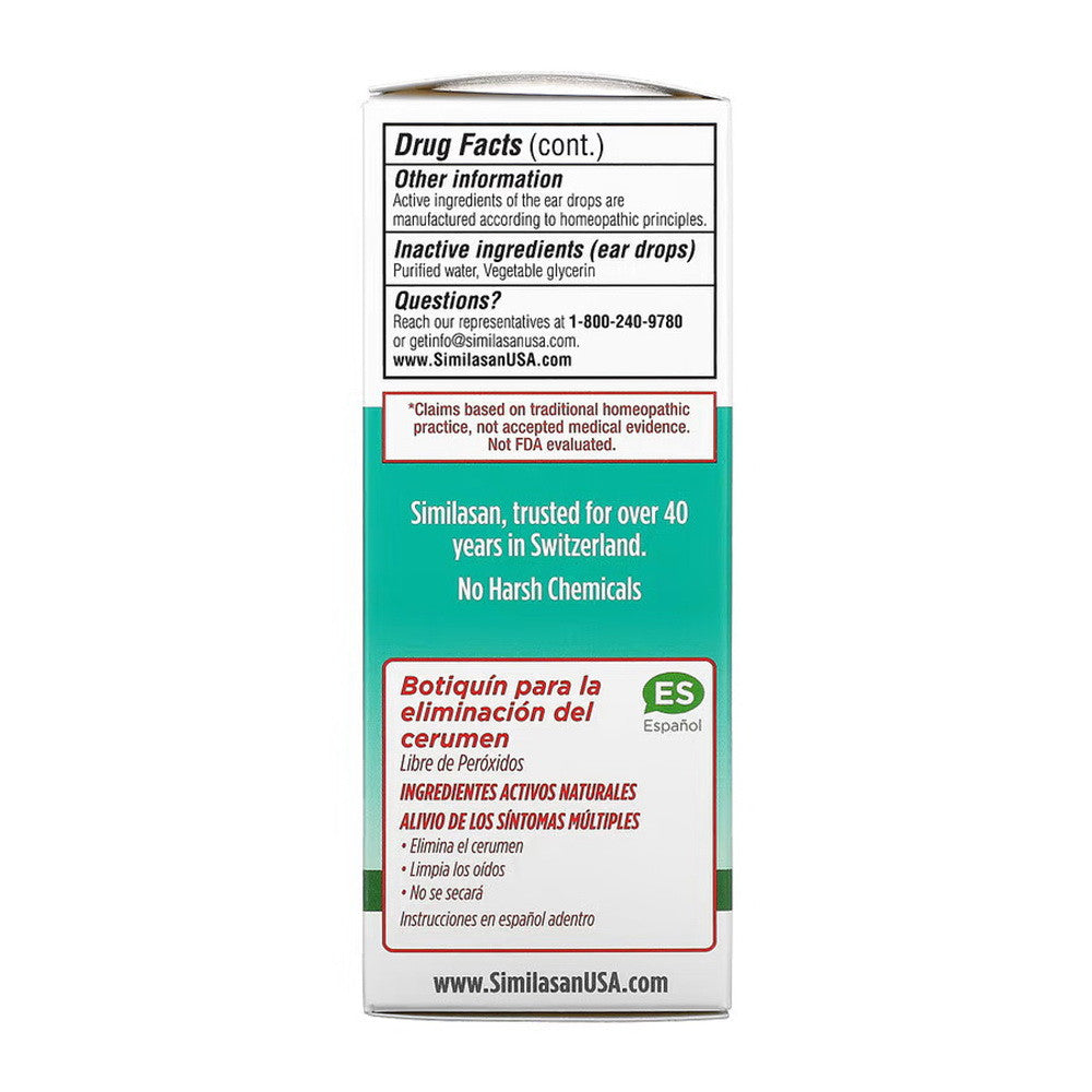 Similasan Peroxide Free Ear Wax Removal Kit, 0.33 Oz