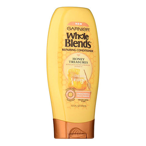 Garnier Whole Blends Repairing Conditioner Honey Treasures, Damaged Hair, 12.5 oz