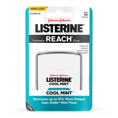 Listerine Cool Mint, Mint Flavored Dental Floss - 55 Yards