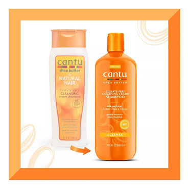 Cantu Shea Butter For Natural Hair Cleansing Cream Shampoo, 13.5 Oz