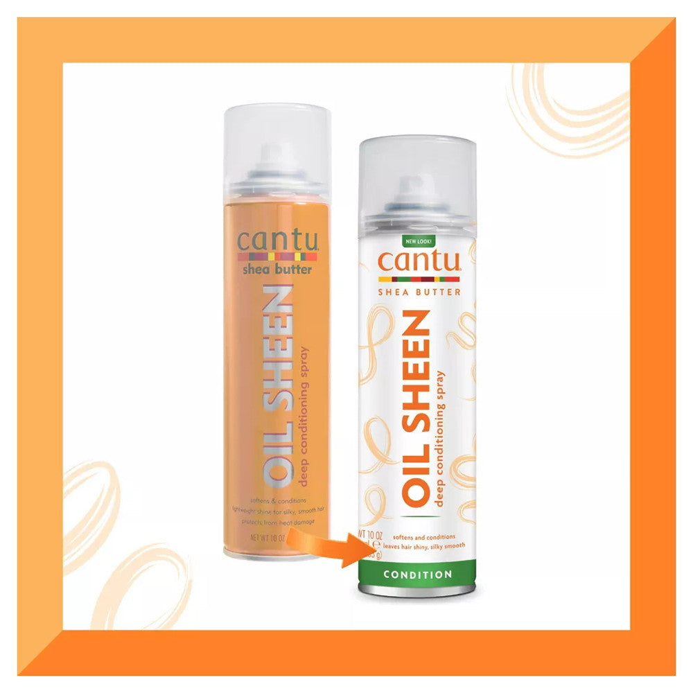 Cantu Shea Butter Oil Sheen Deep Conditioning Spray, 10 Oz