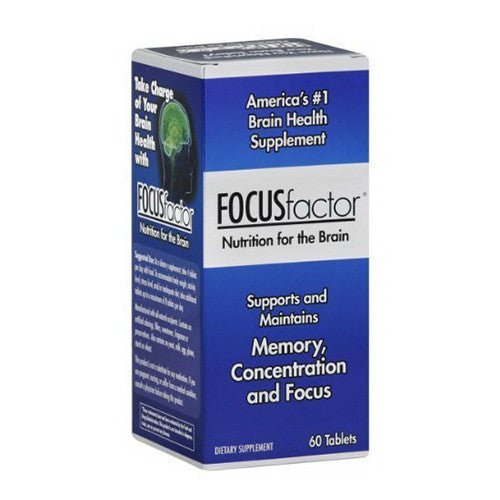 Focus Factor Brain Support Tablets Dietary Supplement 60 Ea