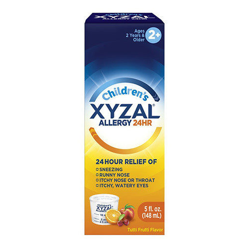 Xyzal Childrens Oral Solution, Tutti Frutti Flavor, 5 Oz