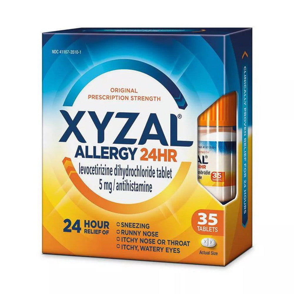 Xyzal Allergy 24 Hour Relief Of Tablets, 35 Ea