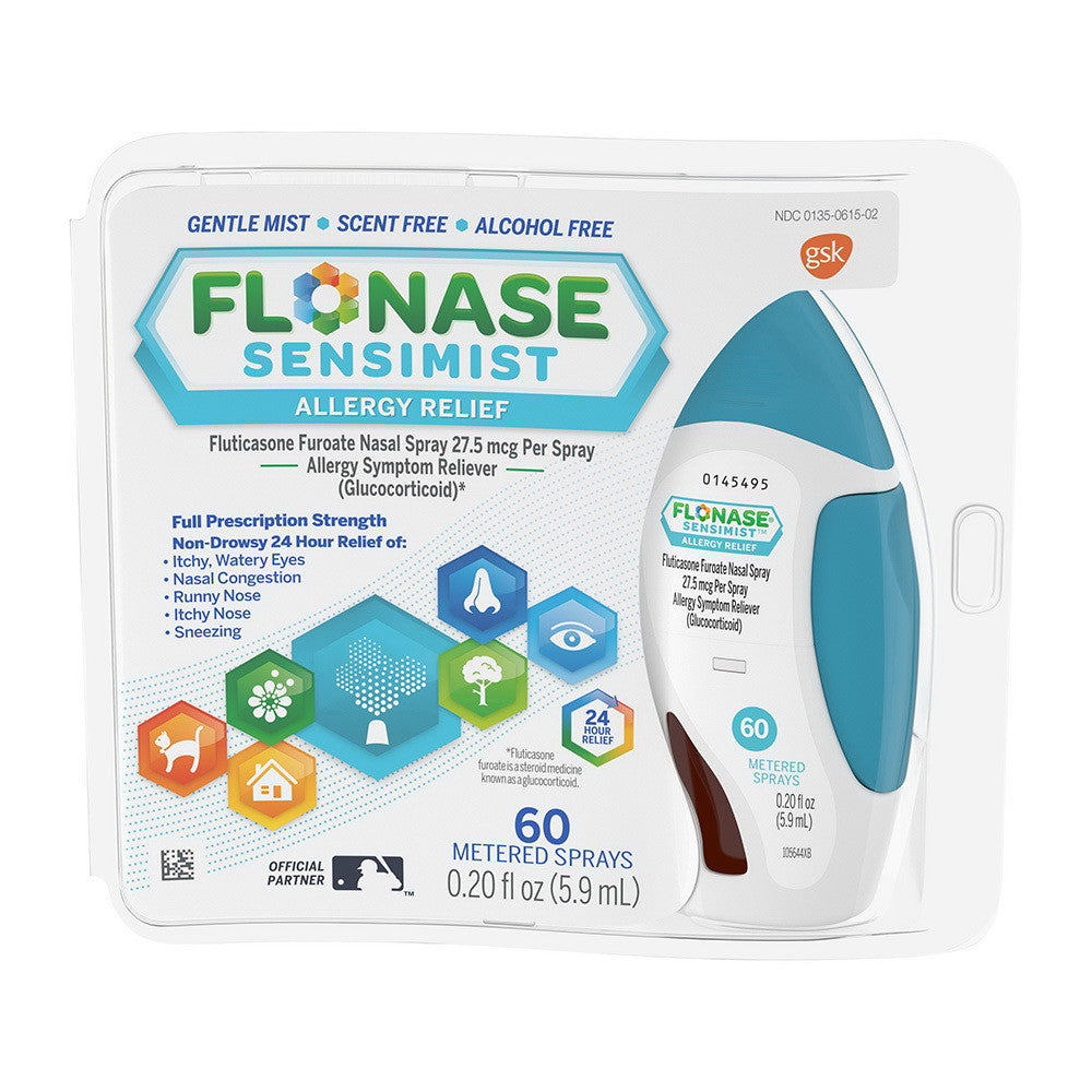 Flonase Sensimist Allergy Relief 60 Metered Nasal Sprays, 1 Ea