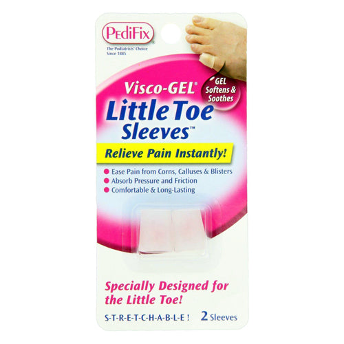 Pedifix Visco-Gel Little Toe Sleeves Relieve Pain Instantly, 2 Ea