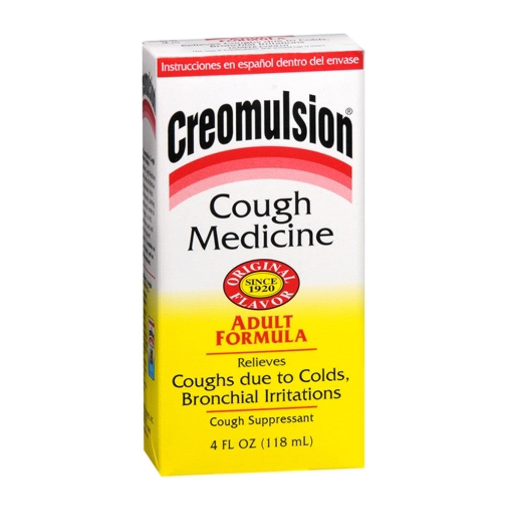 Creomulsion Cough Medicine, Adult Formula, 4 Oz