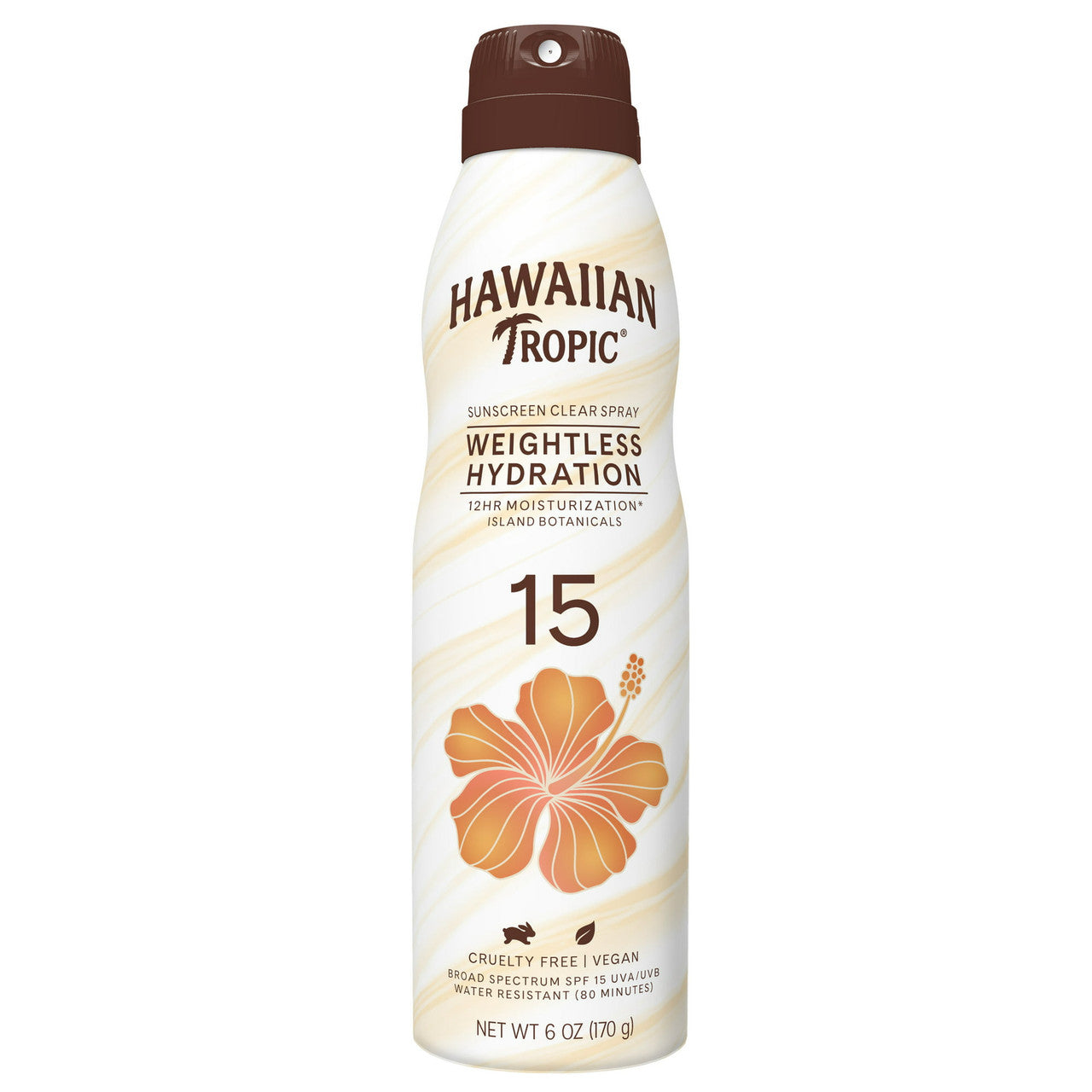 Hawaiian Tropic Silk Hydration Clear Spray Sunscreen, Spf 15, 6 Oz