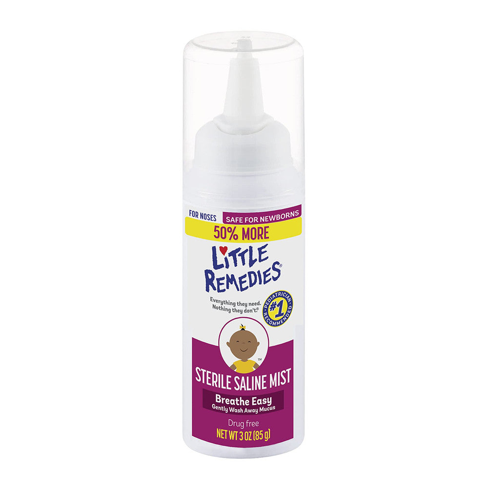 Little Remedies Sterile Saline Spray for Easy Breath, 3 Oz
