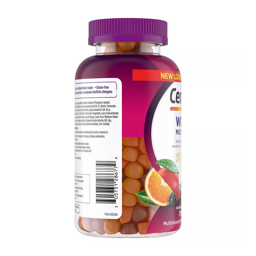 Centrum Women's Multivitamin and Multimineral Gummies, Assorted Fruit, 170 Ea