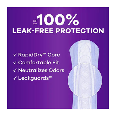 Always Discreet Bladder Protection Incontinence Pads, Moderate, 54 Ea