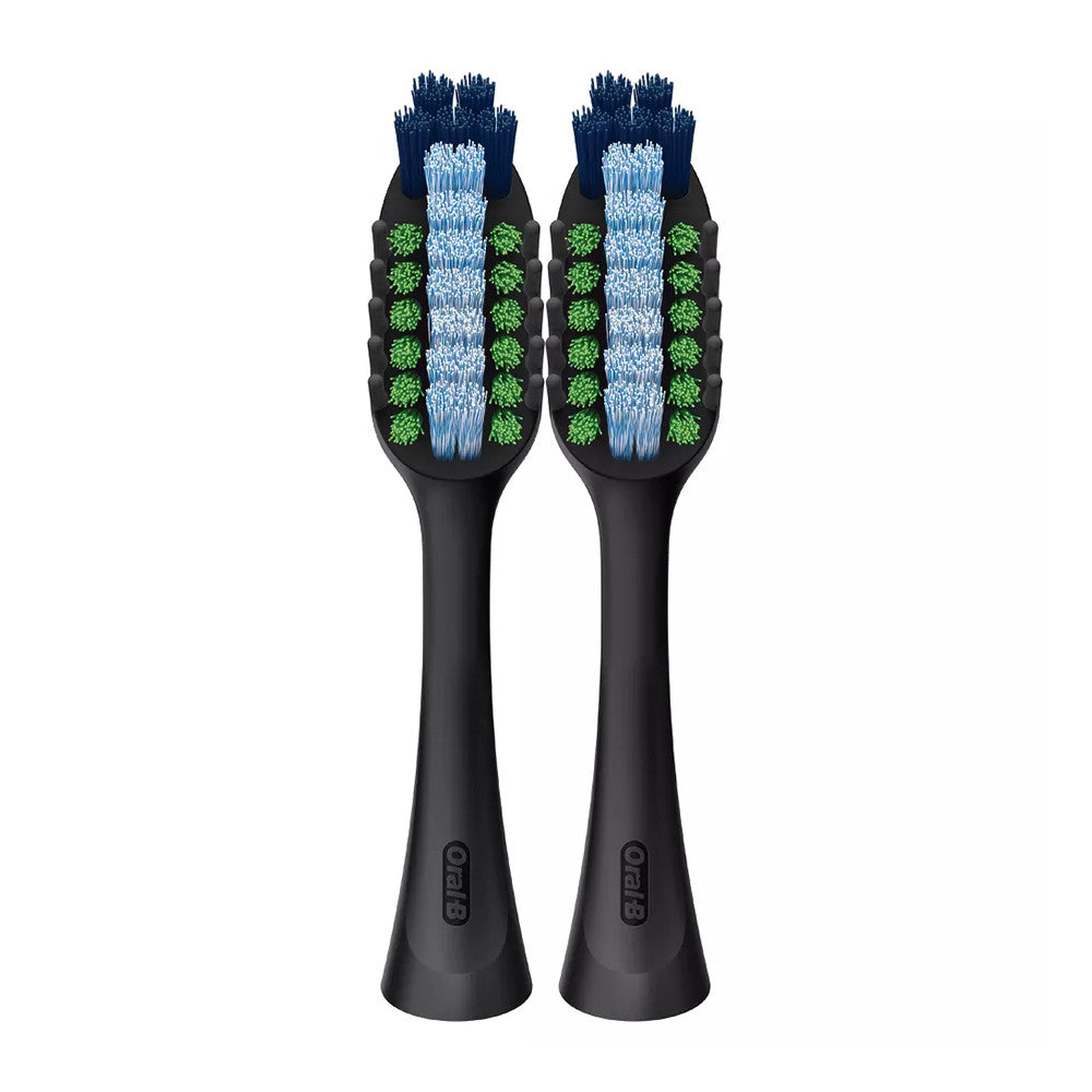 Oral-B Clic Toothbrush Replacement Brush Heads, Whitening, Black, 2 Ct