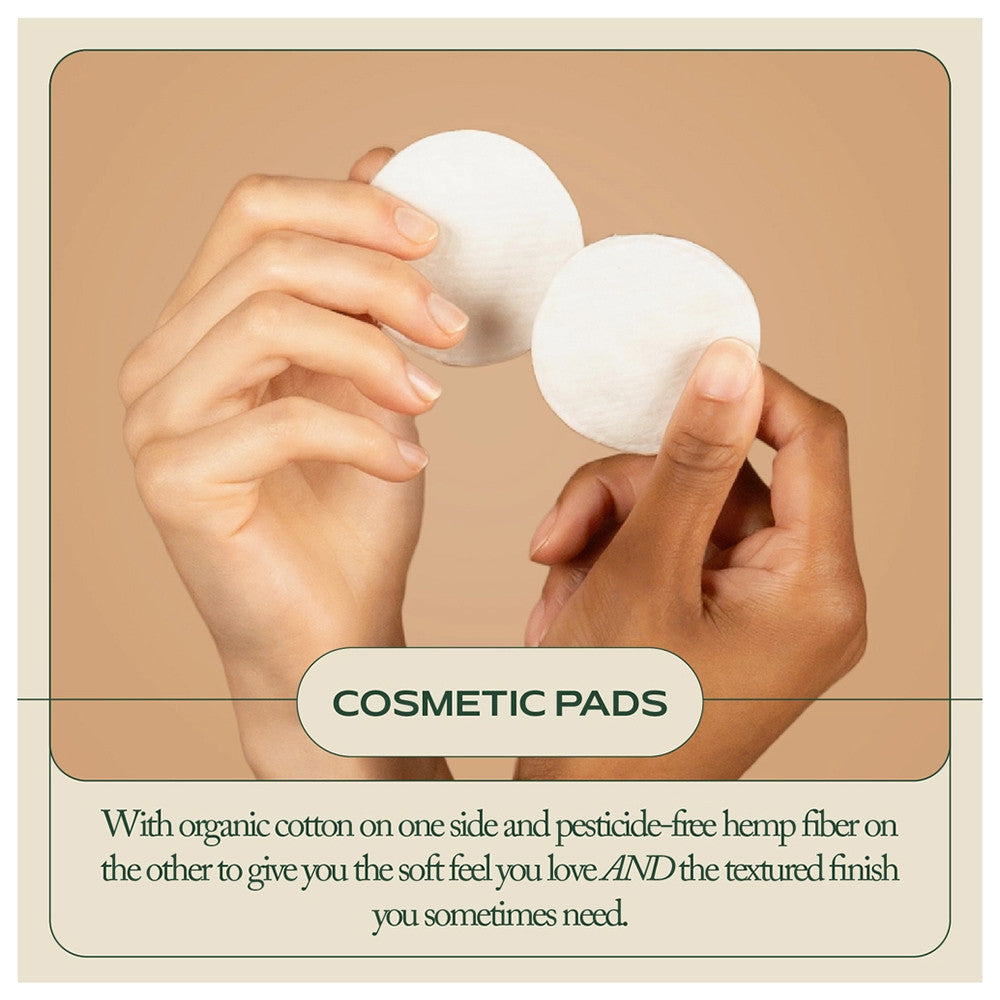 Hempress Hygienics Hemp Cosmetic Pads, 90 Ea