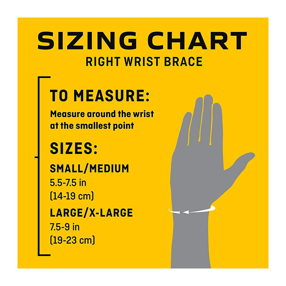 Futuro Wrist Stabilizer, Deluxe For Right Hand, Size: Small/Medium: 5.5 In To 7.5 In - 1 Ea