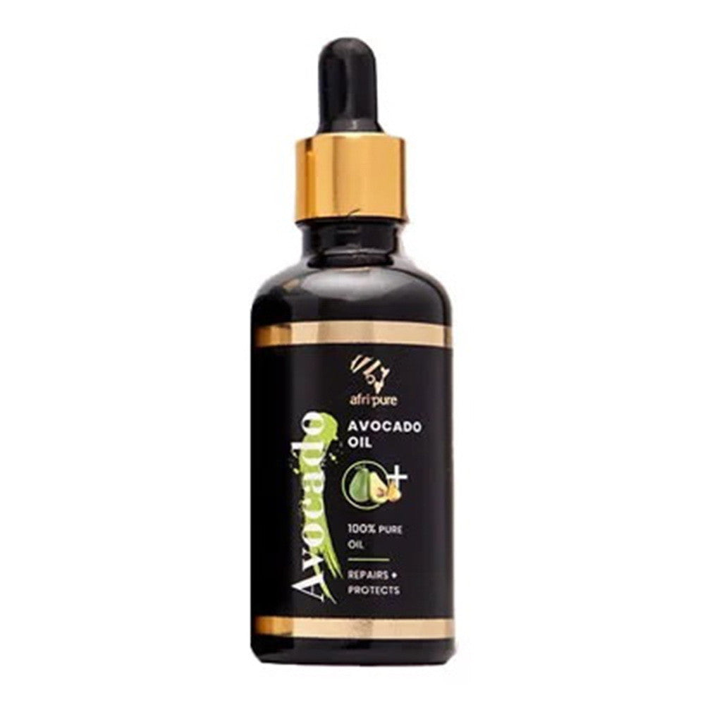 Afripure Pure Avocado Oil for Repair and Protect Hair, 1.7 Oz