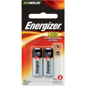 Energizer Mercury Free Alkaline Battery # A23Bpz-2 12 Volt 2 Ea