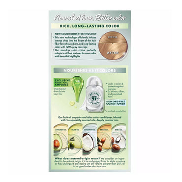 Garnier Nutrisse Permanent Nourishing Hair Color Creme 93 Light Golden Blonde, 1 Ea