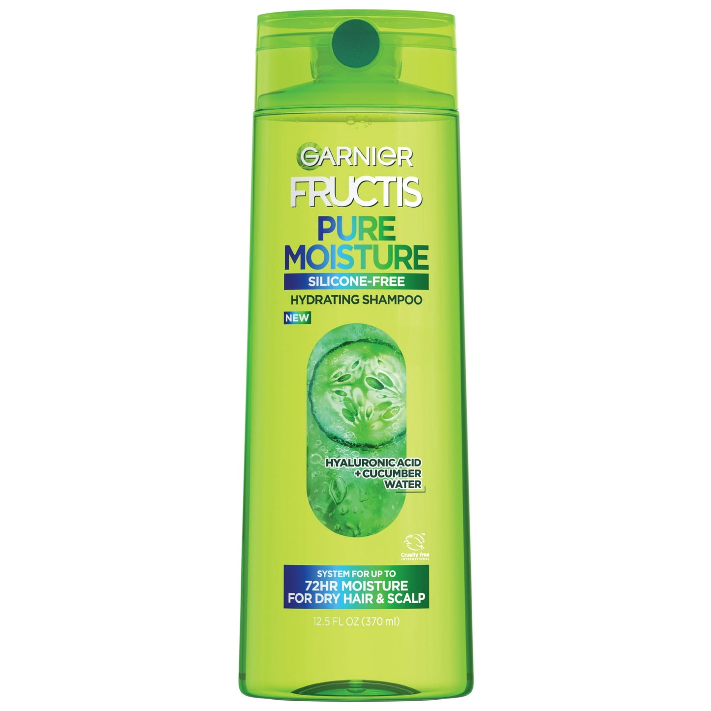 Garnier Fructis Pure Moisture Hydrating Shampoo for Scalp and Dry Hair 12.5Oz (370ml)
