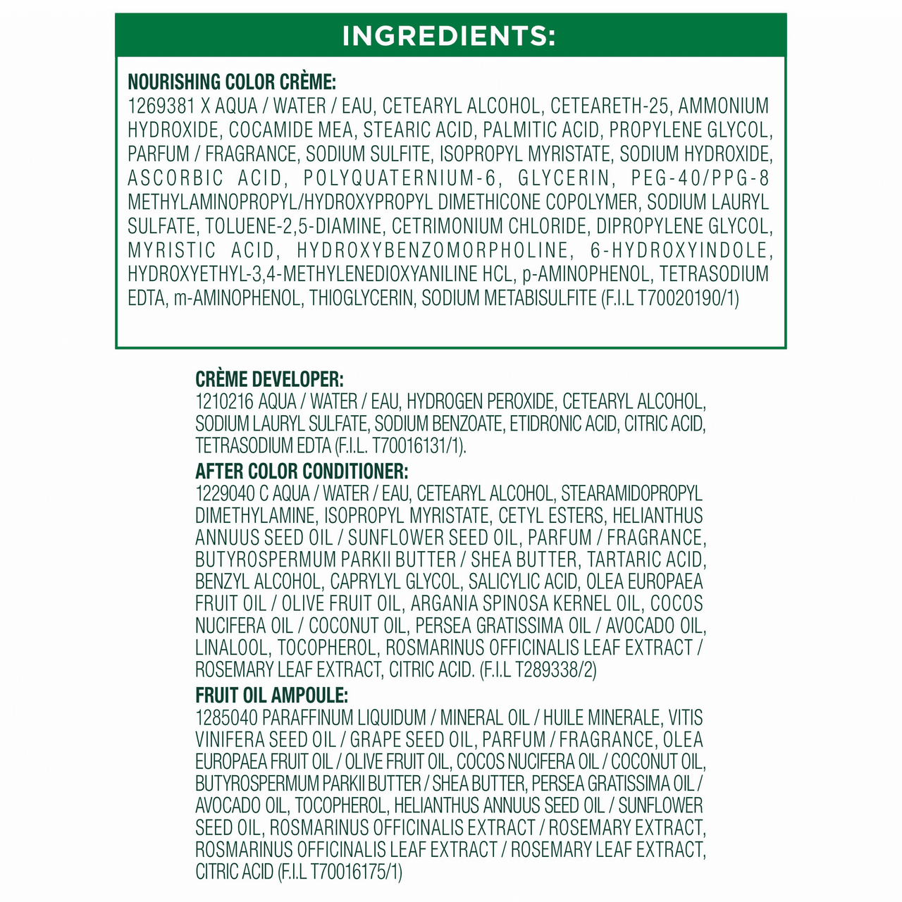 Garnier Nutrisse Permanent Creme Haircolor #63 Light Brown, 1 Ea