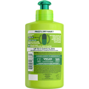 Garnier Fructis Sleek And Shine Intensely Smooth Leave-In Conditioning Hair Cream - 10.2 Oz