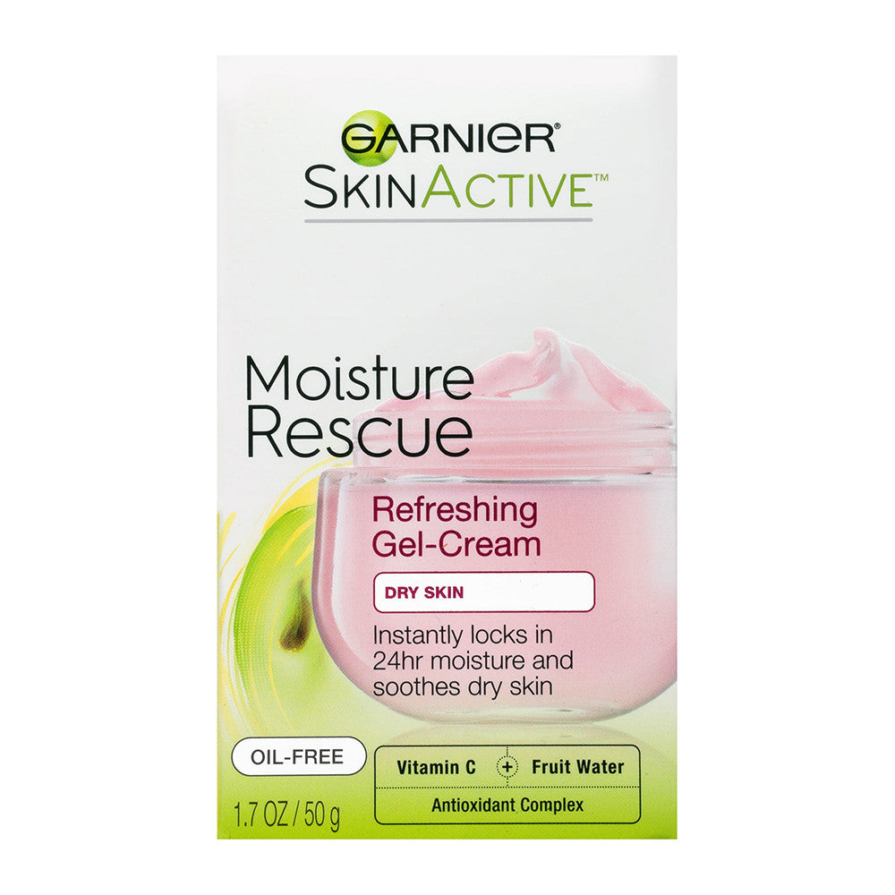 Garnier Skin Active Moisture Rescue Refreshing Gel Cream For Dry Skin, 1.7 Oz
