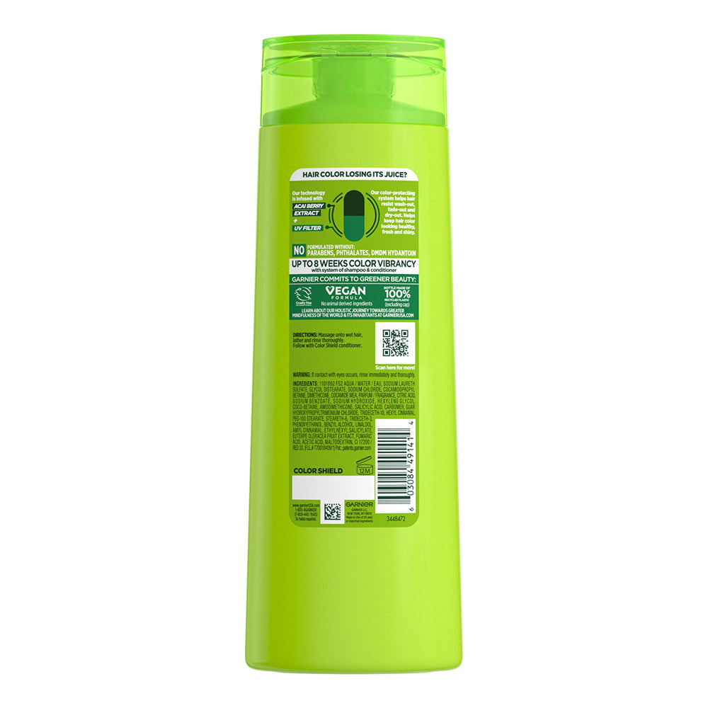 Garnier Fructis Color Shield Shampoo, Color-Treated Hair, 12.5 oz