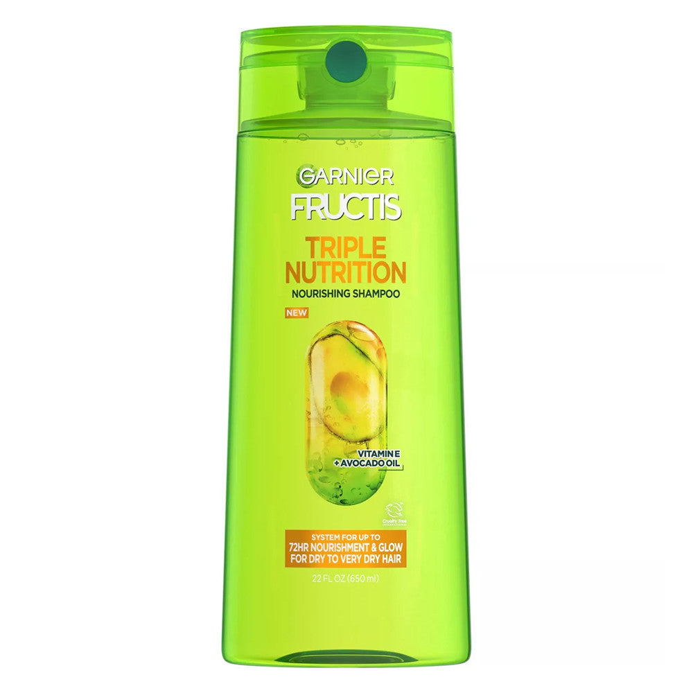Garnier Fructis Triple Nutrition Shampoo, Dry to Very Dry Hair - 22 Oz