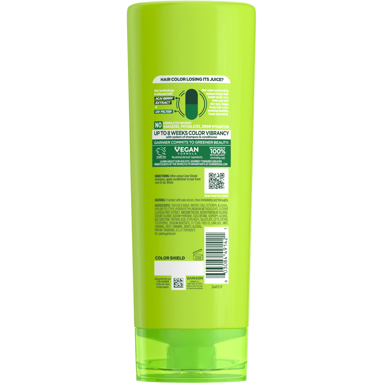 Garnier Fructis Grow Strong Fortifying Conditioner, 12 Oz