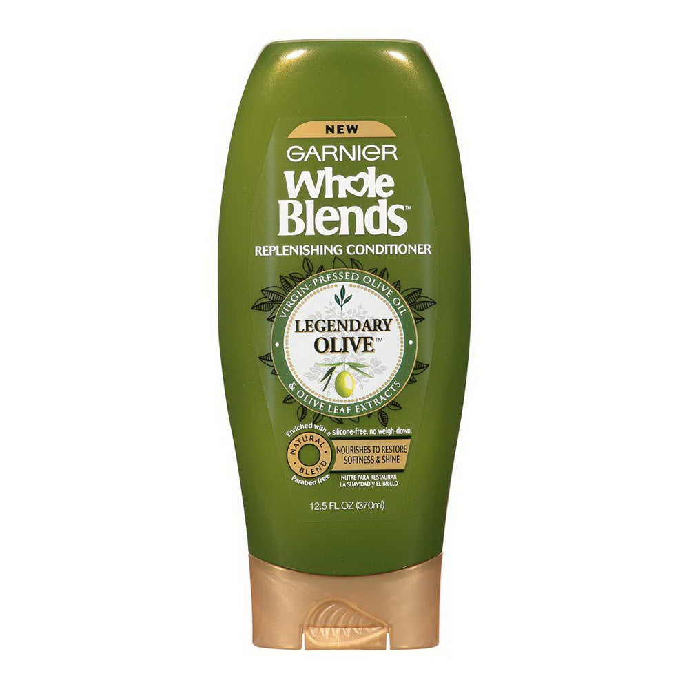 Garnier Whole Blends Legendary Olive Replenishing Hair Conditioner, 12.5 Oz