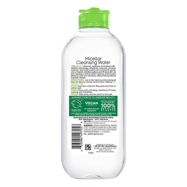 Garnier Skin Active Micellar Cleansing Water for Oily, Sensitive Skin, 13.3 Oz