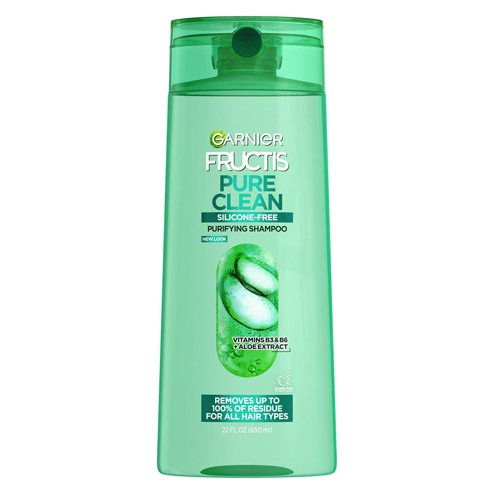 Garnier Fructis Pure Clean Purifying Shampoo for Cleansing Refreshing and Strengthening Hair 22Oz (650ml)